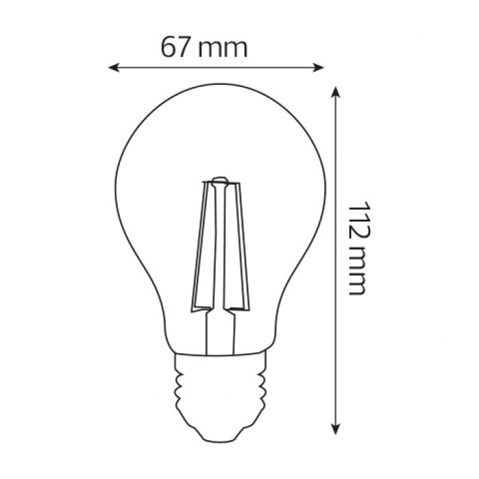 Cвітлодіодна лампа FILAMENT GLOBE-10 10W