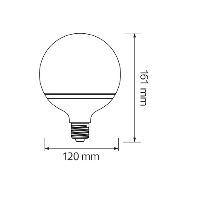Світлодіодна лампа GLOBE-20 20W 
