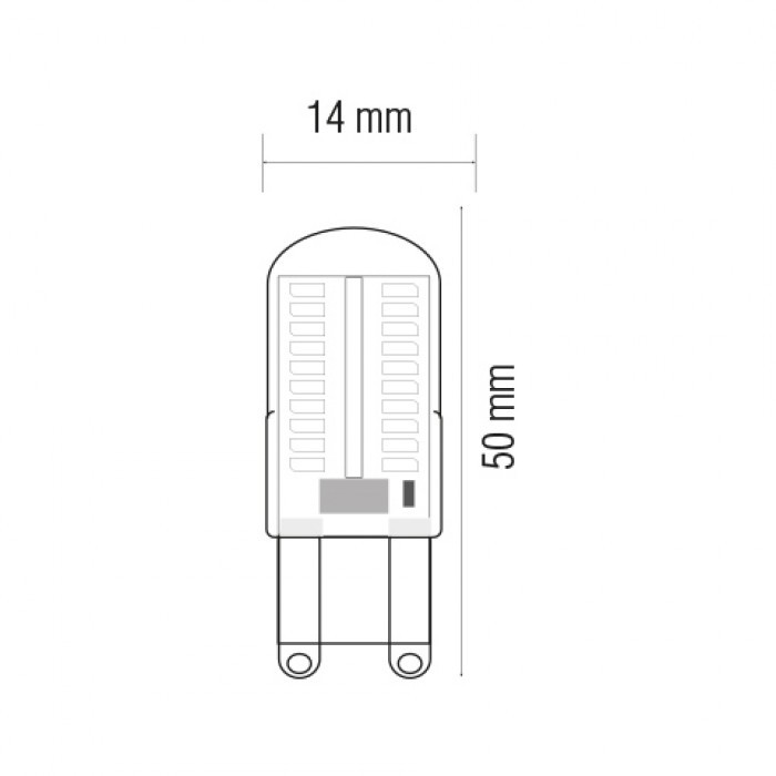 Светодиодная лампа MEGA-3 3W G9