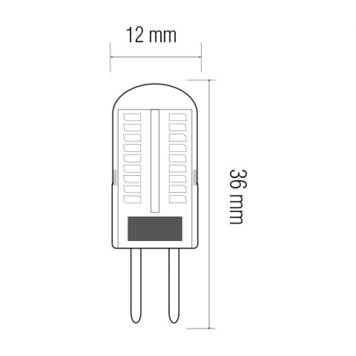 Cвітлодіодна лампа MICRO-3 G4 
