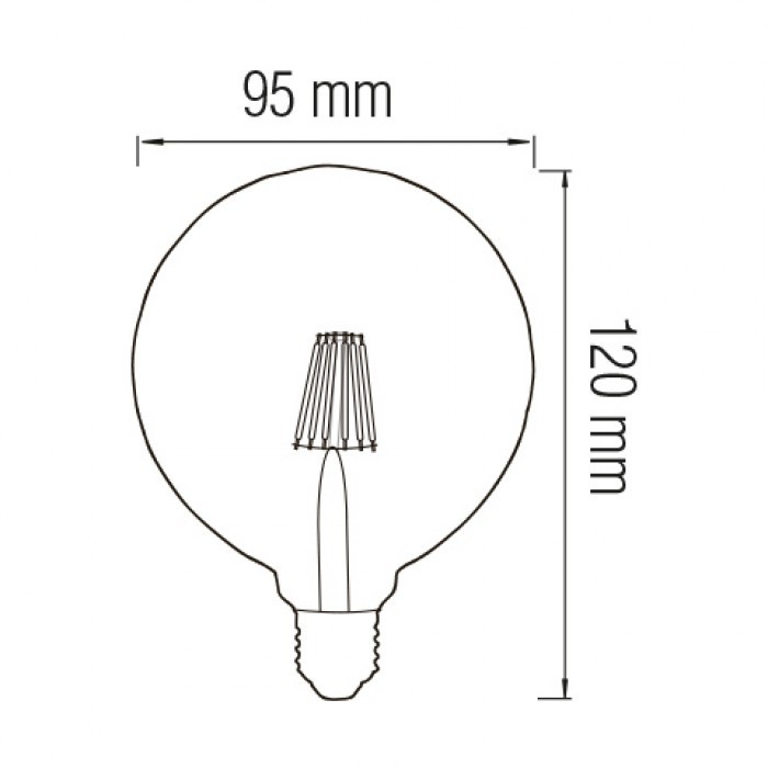Cвітлодіодна лампа FILAMENT RUSTIC TWIST-4 4W