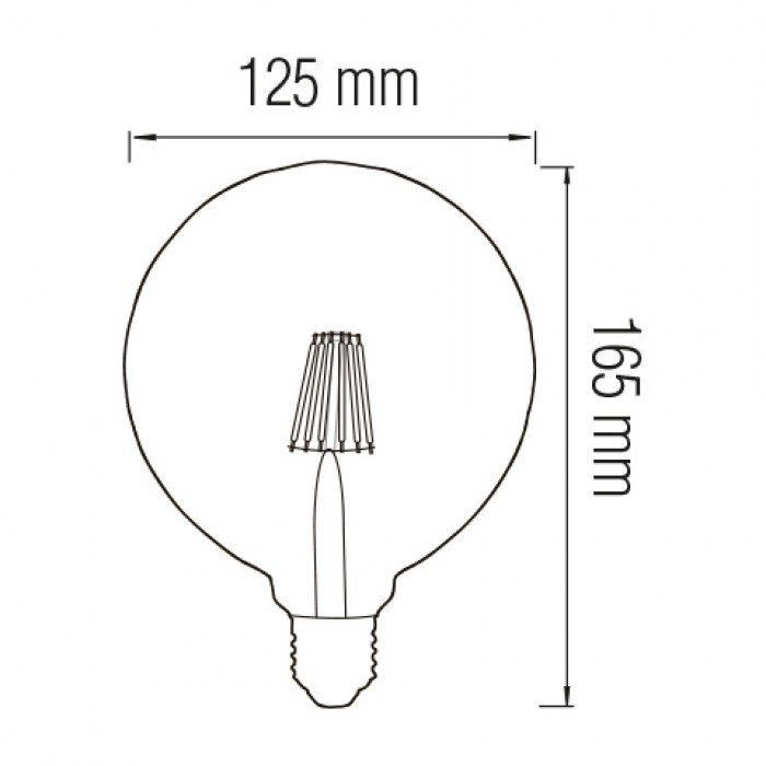 Cвітлодіодна лампа FILAMENT RUSTIC TWIST-6 6W