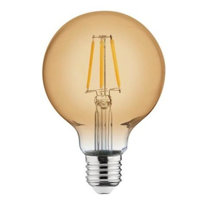 Cвітлодіодна лампа FILAMENT RUSTIC GLOBE-6 6W 