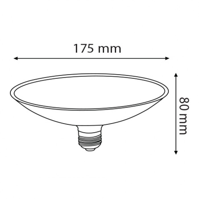 Світлодіодна лампа UFO-15 15W 