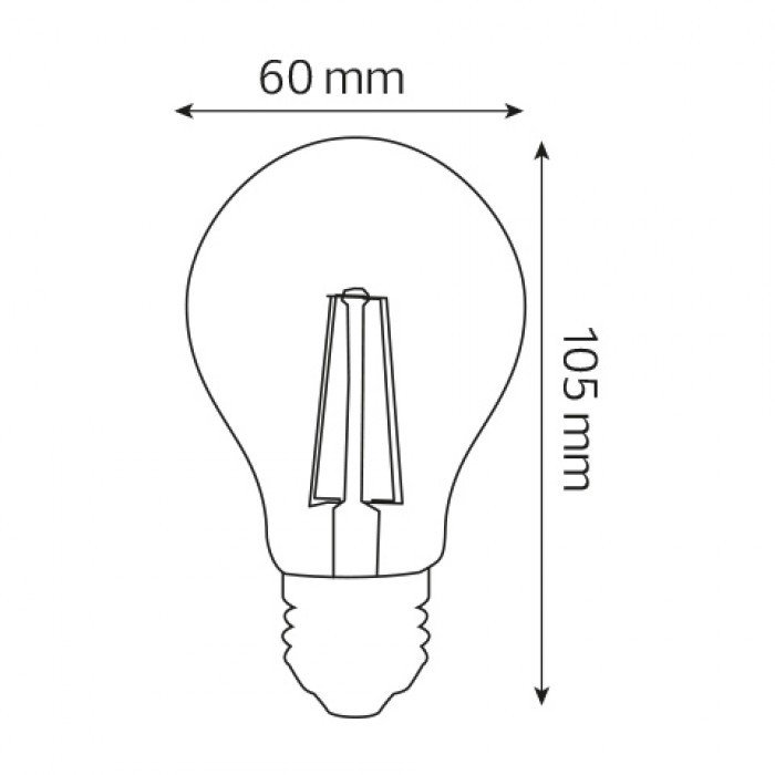 Cвітлодіодна лампа FILAMENT CANDLE-4 4W