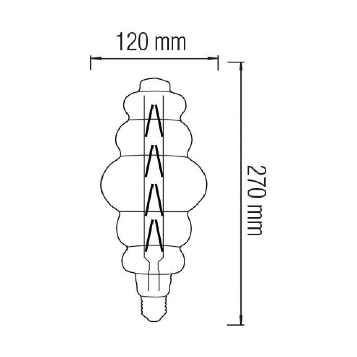 Cвітлодіодна лампа FILAMENT CANDLE-4 4W