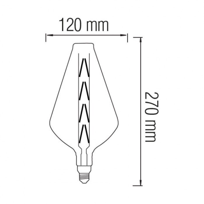Cвітлодіодна лампа FILAMENT CANDLE-4 4W