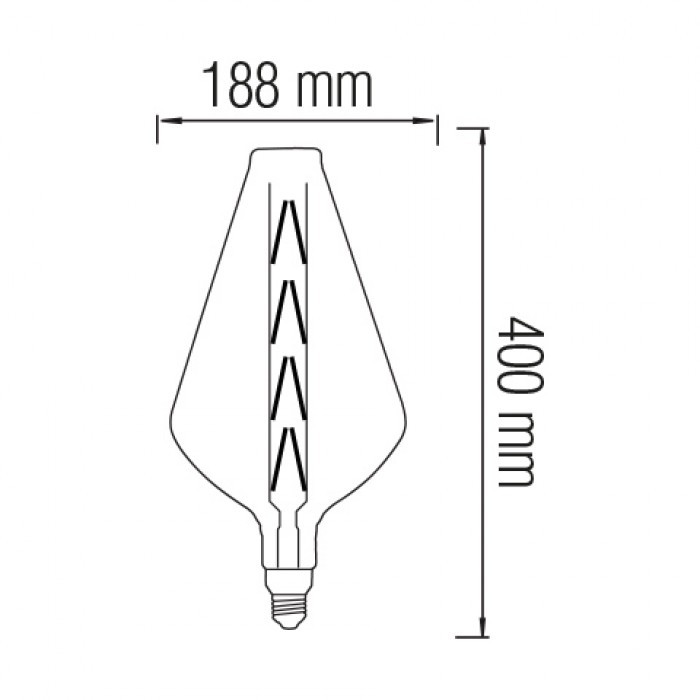 Cвітлодіодна лампа FILAMENT CANDLE-4 4W