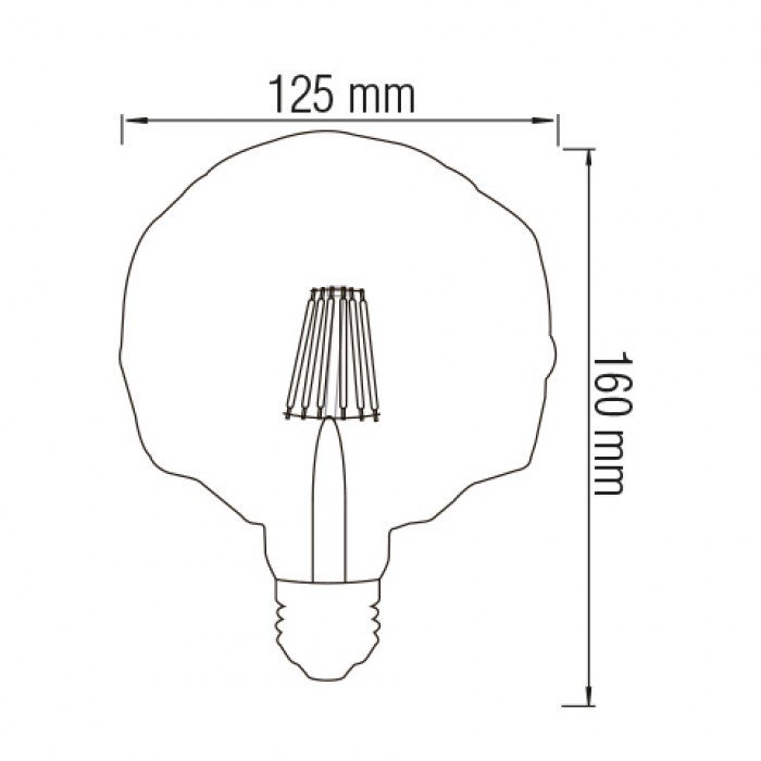 Cвітлодіодна лампа FILAMENT CANDLE-4 4W