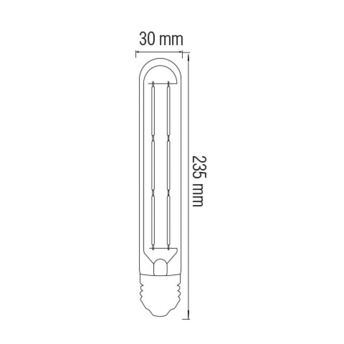 Cвітлодіодна лампа FILAMENT CANDLE-4 4W