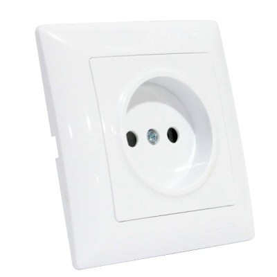 The socket is double with grounding