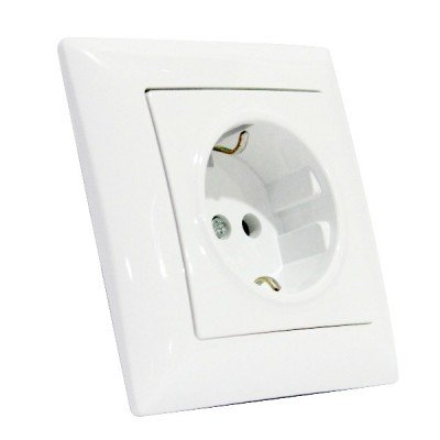 The socket is double with grounding