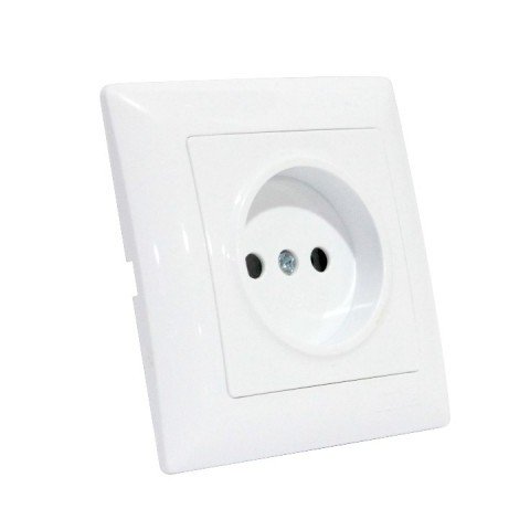 The socket is double with grounding